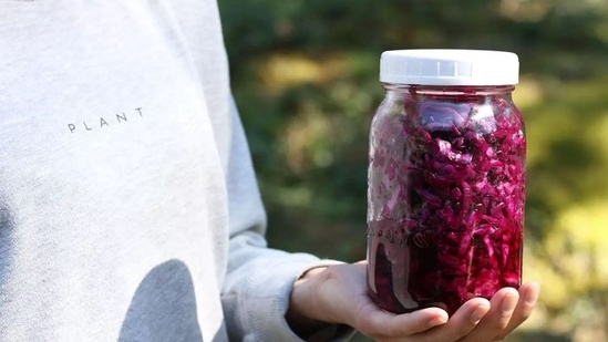 New study says sauerkraut does more than add tang, it could fight gut inflammation.(Image by ACTIVE VEGETARIAN)