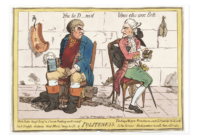 James Gillray’s Politeness 1779 image- Lewis Walpole Library
