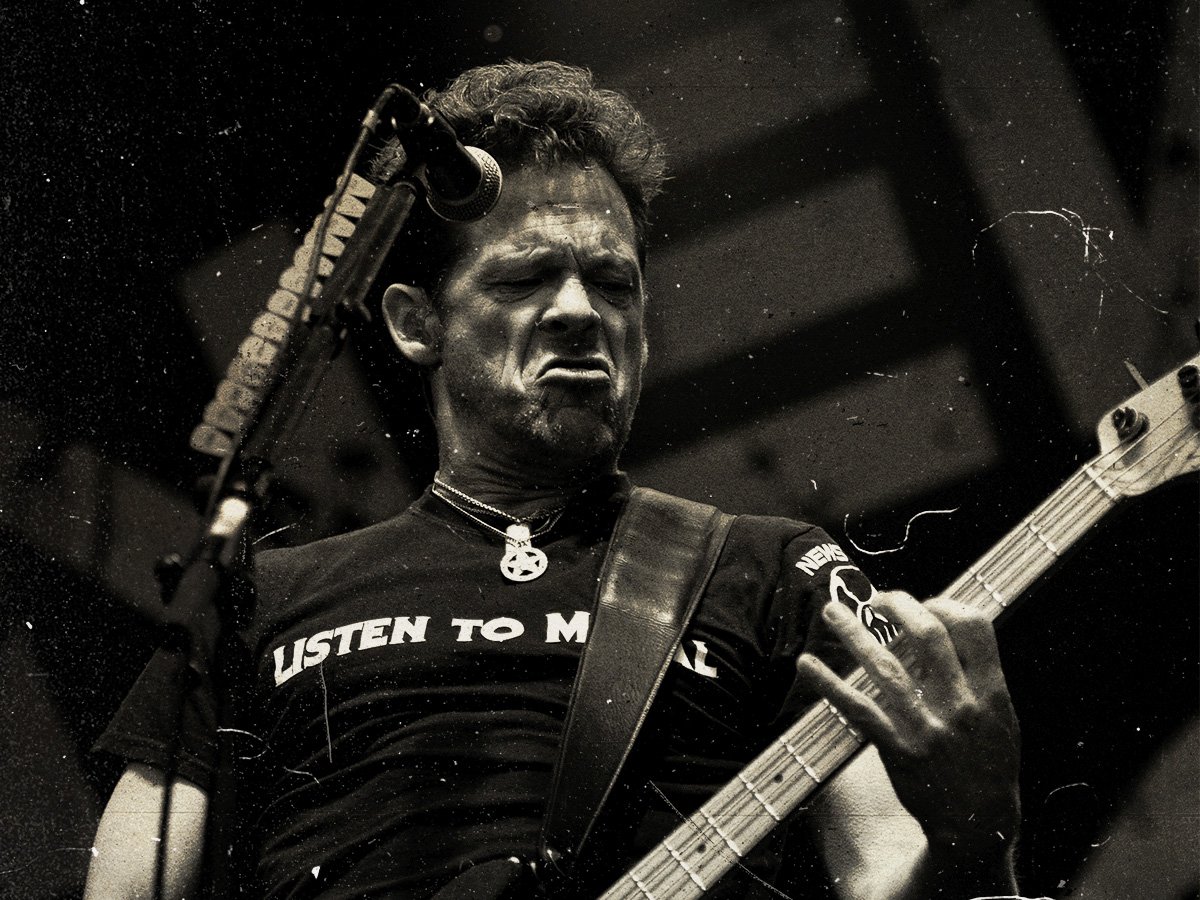 Jason Newsted with his Band Newsted at Rock am Ring 2013