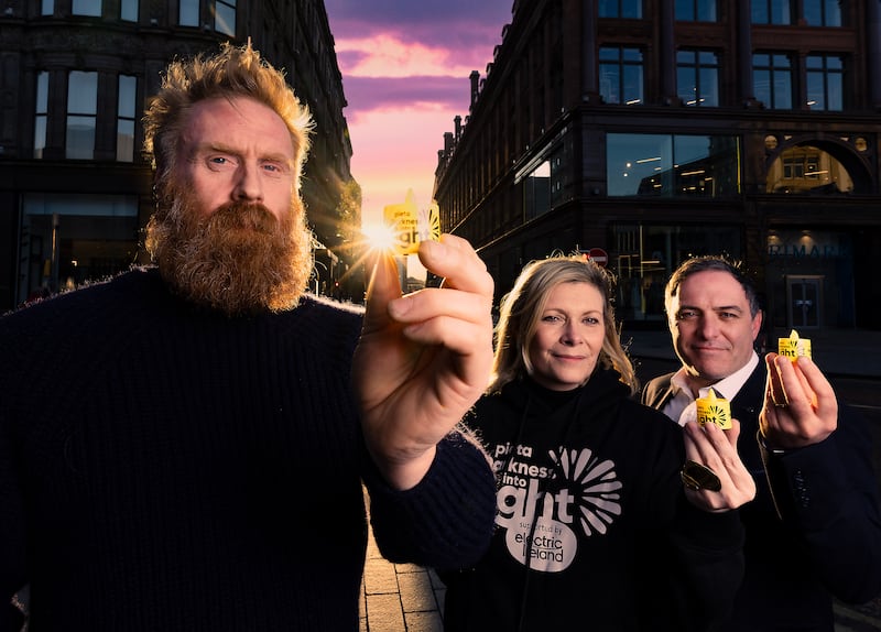 Surfer Al Mennie (left) has supported this year's Darkeness into Light campaign as an ambassador.