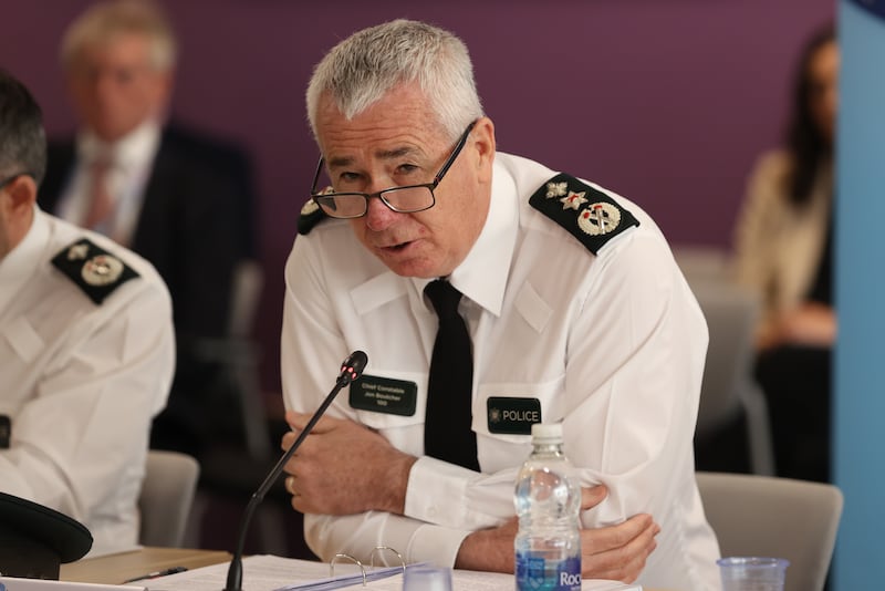 PSNI Chief Constable Jon Boutcher