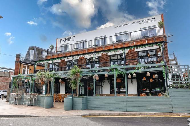 The outside of Exhibit in Balham