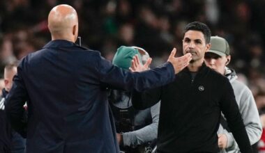Arteta jibes Arne Slot as Liverpool boss handed 'platform' while Arsenal 'knew' they would fail this season