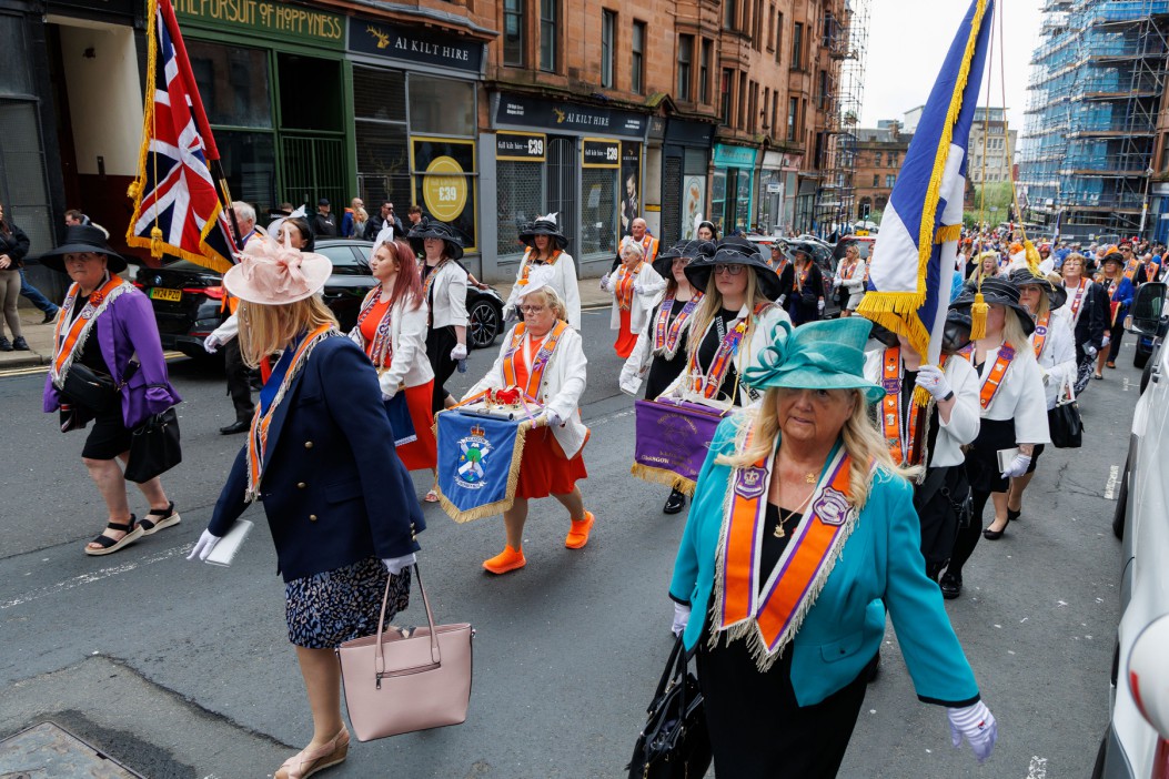Orange Order chiefs blast ‘anti-Protestant hatred’ after Glasgow's women-only march 'targeted with online abuse'
