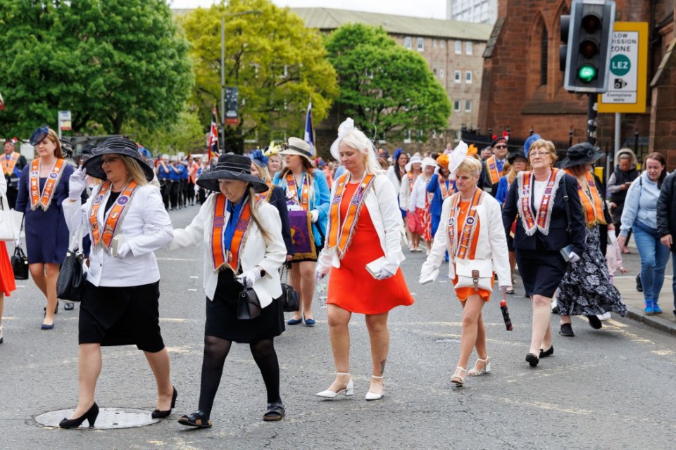 27/04/25 Ladies Orange Walk, Glasgow