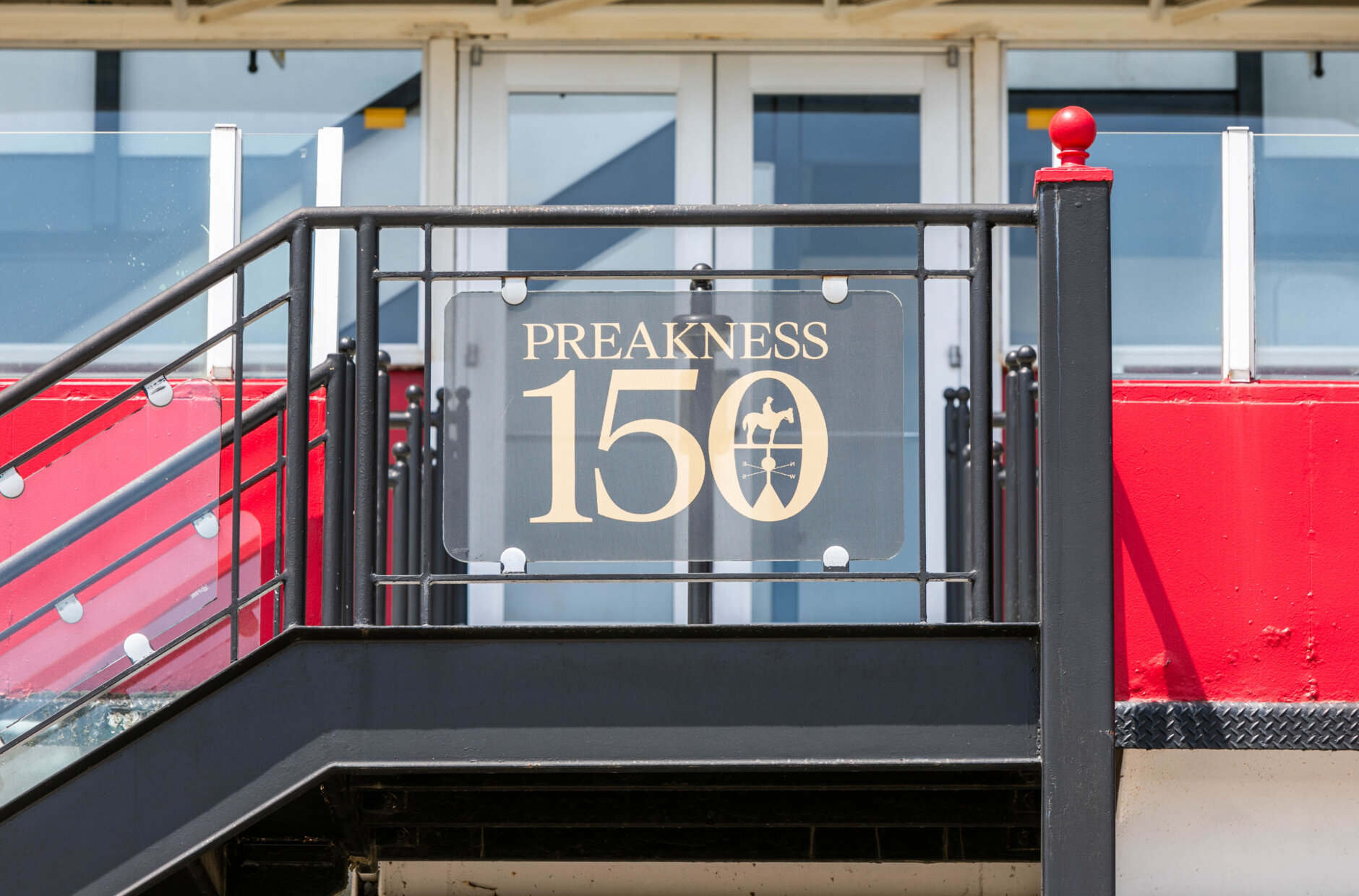 Preakness 150 sign