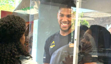 'Most humble man I've met' - Anthony Joshua stuns customers at Morrisons as he works behind till