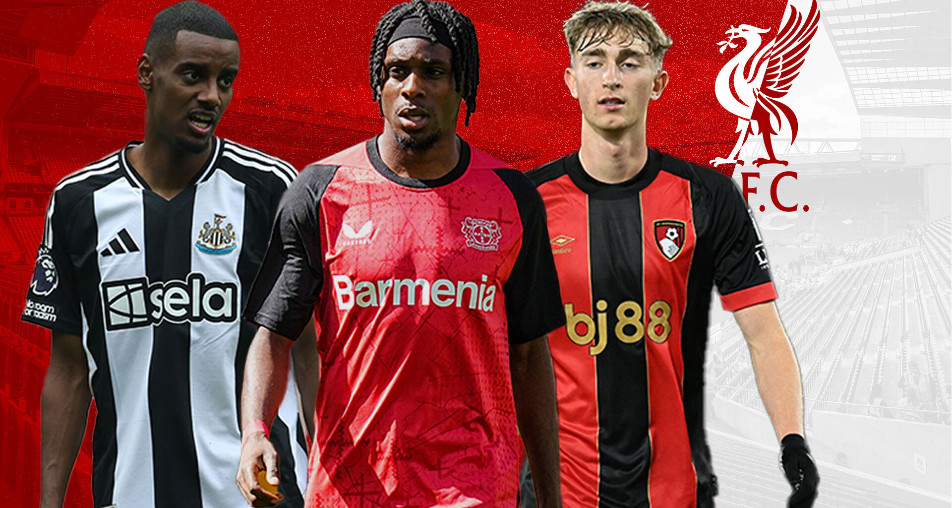 Jeremie Frimpong wants Liverpool move and Reds eye three Premier League stars in mega transfer window