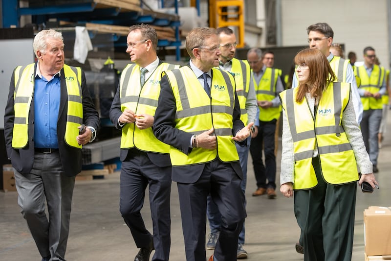 The value of the burgeoning manufacturing sector to the north's economy in terms of contributing to exports, investment, and research and development has been underlined in a new report marking Manufacturing Month.
Unveiled by economy minister Caoimhe Archibald during a ‘Meet the Makers’ event at the Newry headquarters of global cruise ship interior fitout business MJM Marine, the report found that manufacturing now accounts for 13.4% of total economic output.