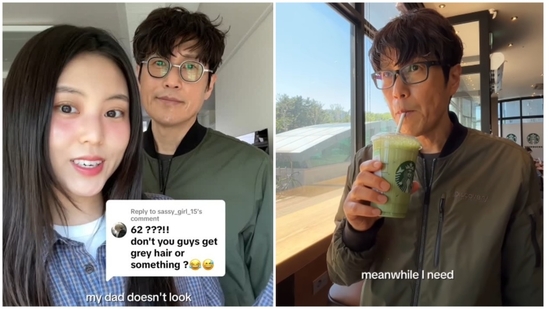 Hannah says he father avoids sugar and alcohol and drinks soy milk and black coffee. (Instagram/ Hanabananakor)