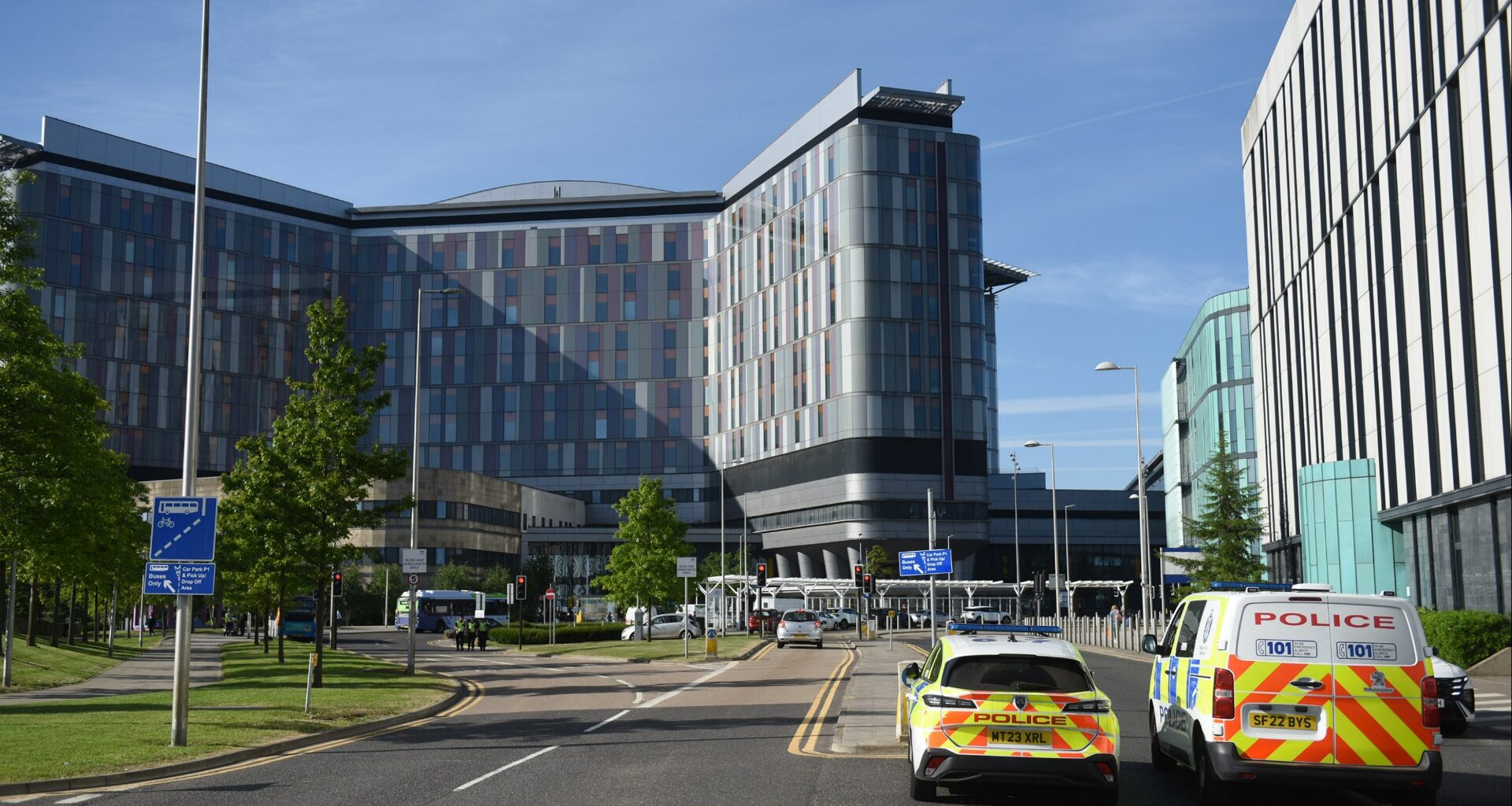 Man arrested and charged after 'crossbow' incident at Glasgow hospital