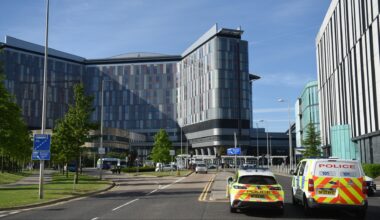 Man arrested and charged after 'crossbow' incident at Glasgow hospital