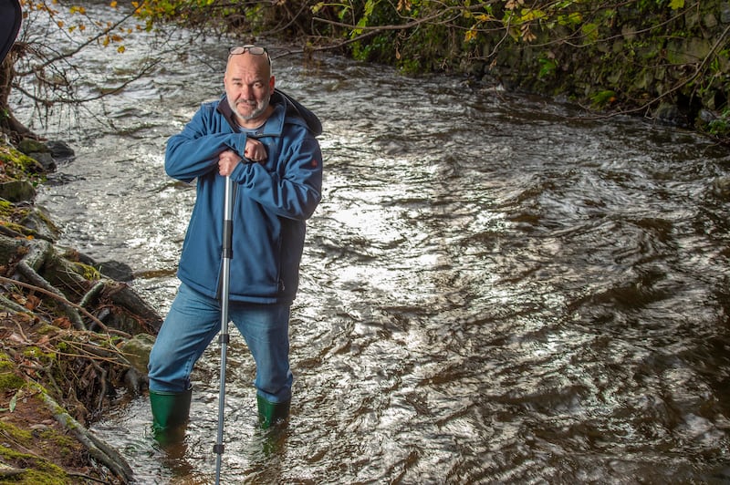 Chris Moody, a member of Save Our Bride Otters, captured the video of the otters fighting. Photograph: Michael Mac Sweeney/Provision