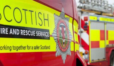 Police Scotland confirm A839 has reopened following a blaze at Rogart Vets where six fire engine crews tackled the blaze