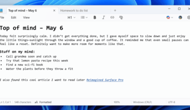 Microsoft is updating Notepad with text formatting and Markdown support