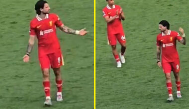 New footage shows Liverpool star's telling gesture at fans who booed Trent Alexander-Arnold