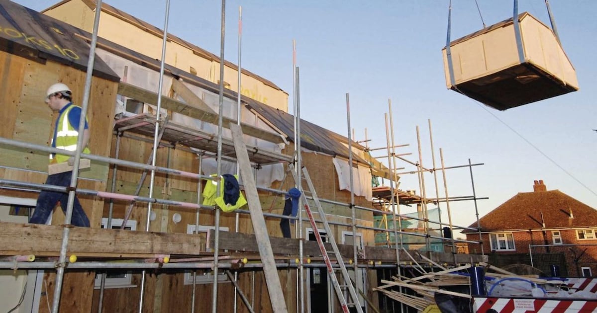 Construction workloads in Northern Ireland fall again