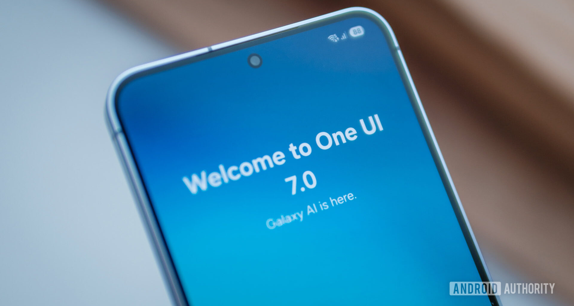 One UI 7 welcome screen