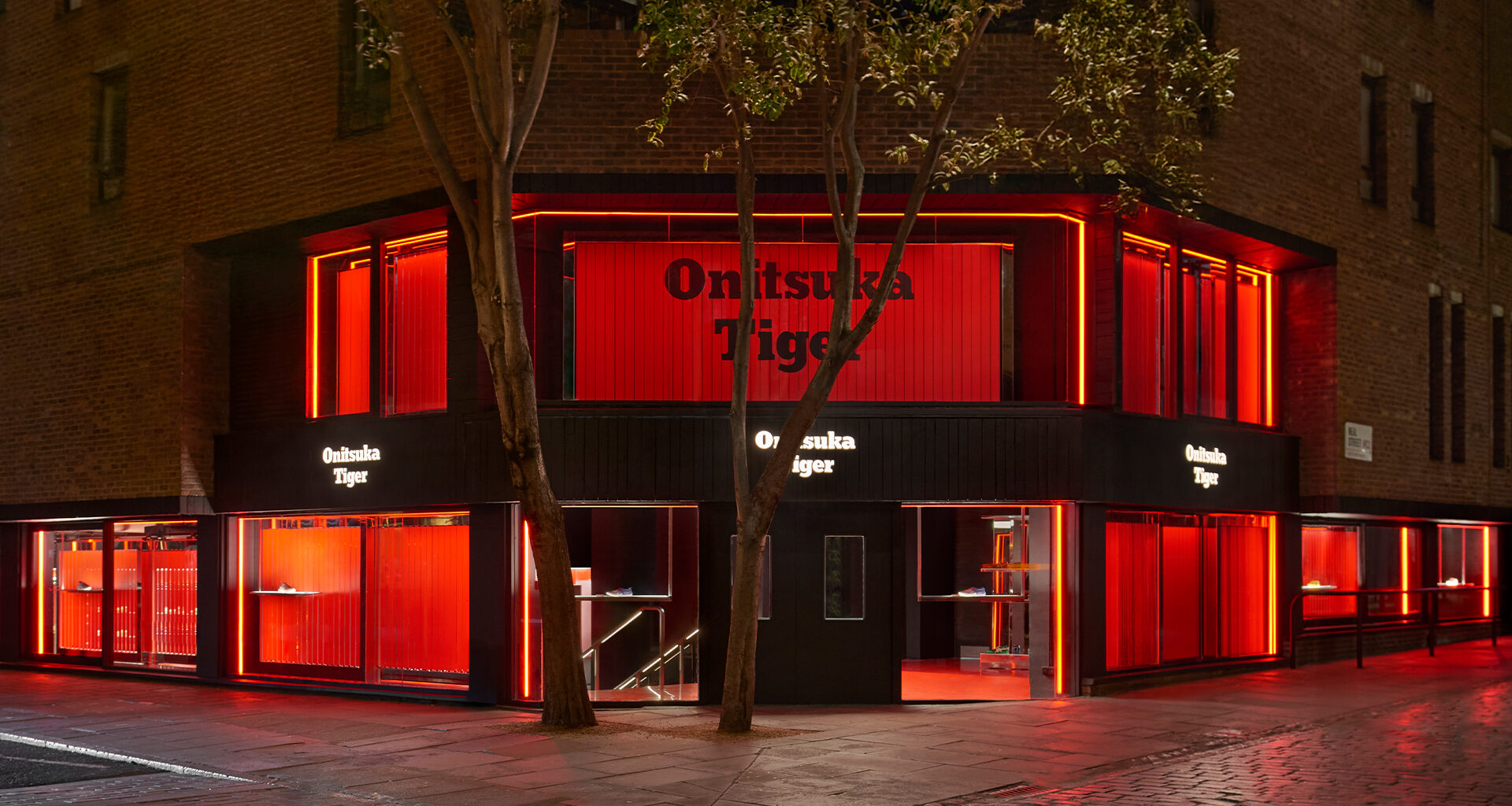 Onitsuka Tiger debuts new red concept store in London