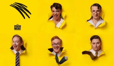 Operation Mincemeat - New cast 2025: Alex Young, Roshani Abbey, Danny Becker, Peter McGovern, Chloe Hart. Photos by Matt Crcokett