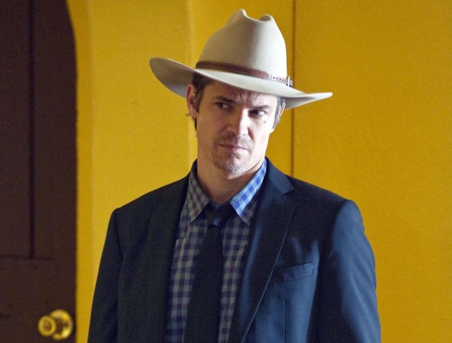 Editorial use only. No book cover usage. Mandatory Credit: Photo by Fx Network/Kobal/REX/Shutterstock (5885693ay) Timothy Olyphant Justified - 2010 Fx Network USA Television
