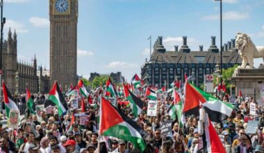 A sea of solidarity on the Palestine march in London
