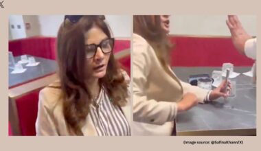 In the viral video, Khan and Malik can be seen hurling abuses at each other while onlookers attempt to diffuse the tension (Image source: @SafinaKhann/X)