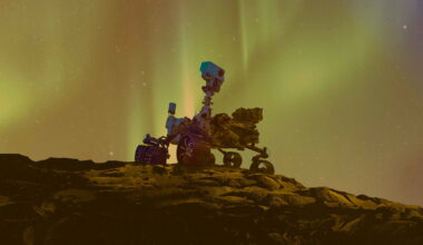 Perseverance Mars aurora