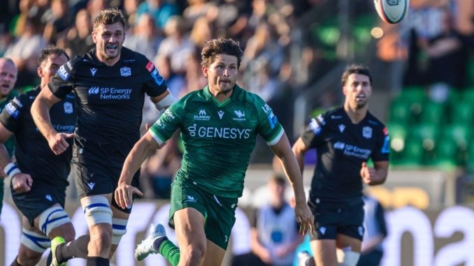 Piers O'Connor in action for Connacht versus Glasgow Warriors earlier this season. Image: © Craig Watson - www.craigwatson.co.uk