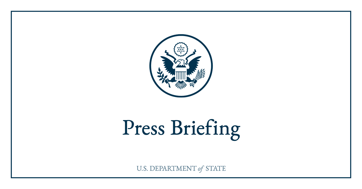 Department Press Briefing - May 13, 2025