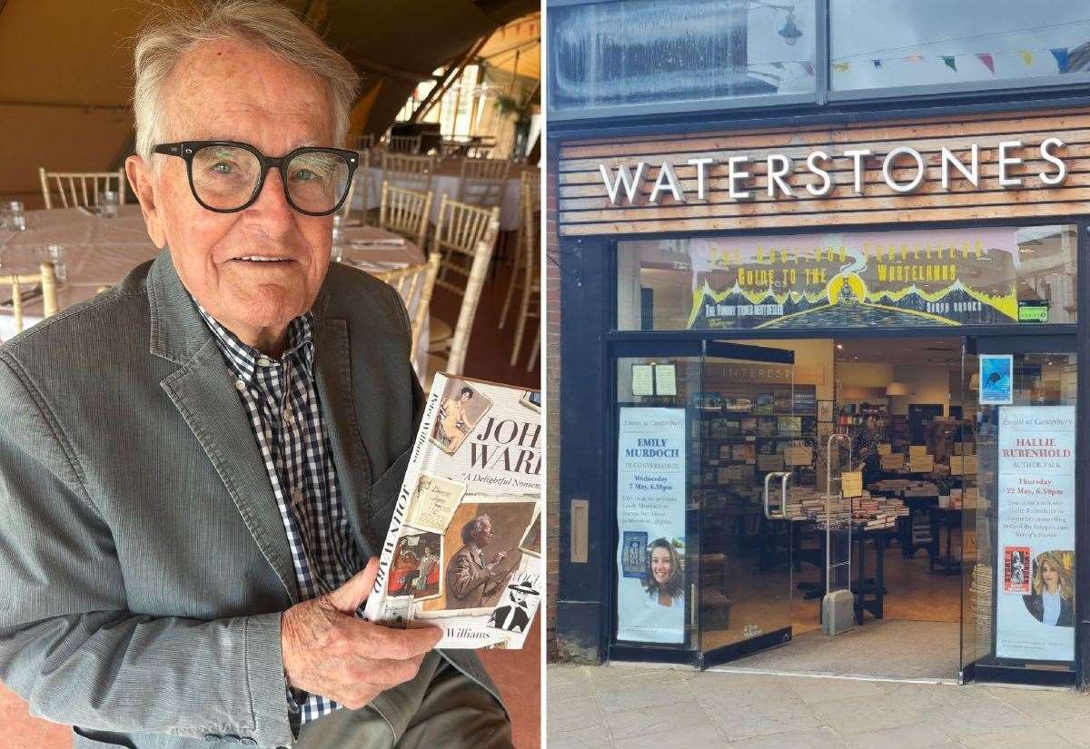 Author’s anger as Waterstones in Canterbury refuses to stock new book on Kent artist John Ward, who gave lessons to King Charles