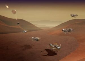 Titan atmosphere mysterious gyroscopic motion