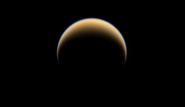 titan atmosphere mysterious gyroscopic motion