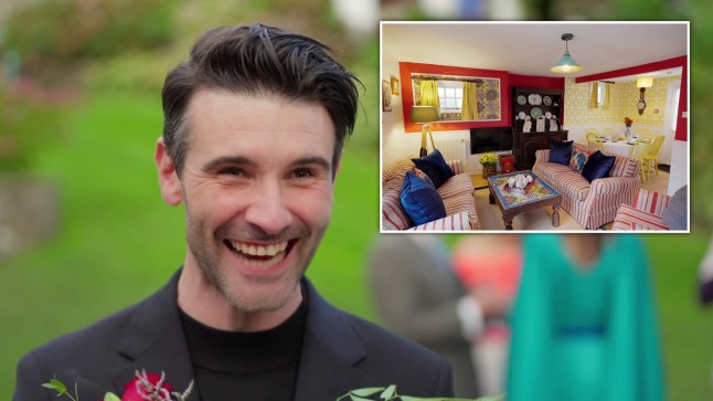 Compilation of man next to design in Interior Design Masters final 2025.