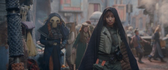 (R): Osha (Amandla Stenberg) in Lucasfilm's THE ACOLYTE, exclusively on Disney+. ??2024 Lucasfilm Ltd. & TM. All Rights Reserved.
