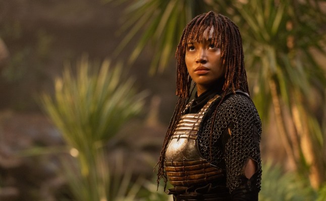 Mae??(Amandla Stenberg) in Lucasfilm's THE ACOLYTE, exclusively on Disney+. ??2024 Lucasfilm Ltd. & TM. All Rights Reserved.