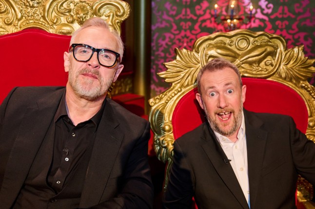 Pictured: Greg Davies and Alex Horne