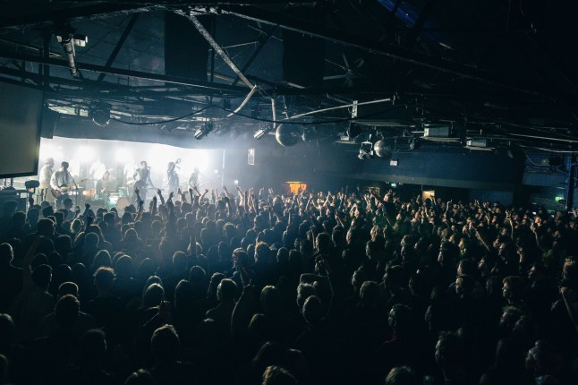Mandatory Credit: Photo by Myles Wright/ZUMA Press Wire/REX/Shutterstock (12960985aa) British singer / songwriter Miles Kane performs a sell out show at The Leadmill in Sheffield on his 2022 UK Tour. The Leadmill still remains under threat of closing as thousands of people sign a petition to save the iconic venue. Arctic Monkeys, Richard Hawley, Jarvis Cocker and Bring Me The Horizon's Oli Sykes are among the Sheffield artists to have spoken out in support of the venue. Miles Kane performing at The Leadmill 2022 - 27 May 2022