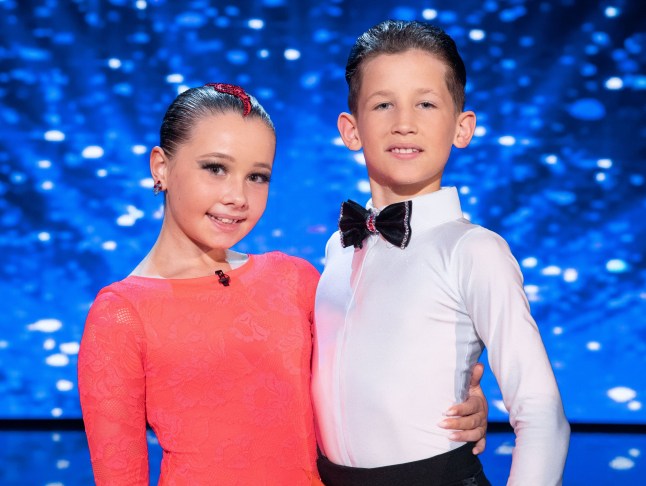 Editorial use only. No book publishing Mandatory Credit: Photo by Dymond/Thames/Syco/REX/Shutterstock (9698390r) Lexie and Christopher 'Britain's Got Talent' TV show, Series 12, Episode 12, London, UK - 01 Jun 2018