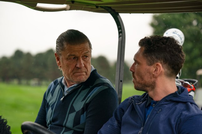 Sean Bean as Ronnie Phelan and James Nelson-Joyce as Michael Kavanagh in This City is Ours