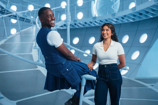 Doctor Who S2,12-04-2025,Generics,The Doctor (NCUTI GATWA) & Belinda Chandra (VARADA SETHU),BBC Studios,James Pardon