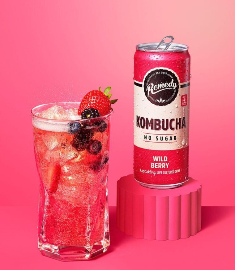 Remedy wild Berry Kombucha Image: Remedy https://www.remedydrinks.co.uk/products/kombucha/wild-berry/