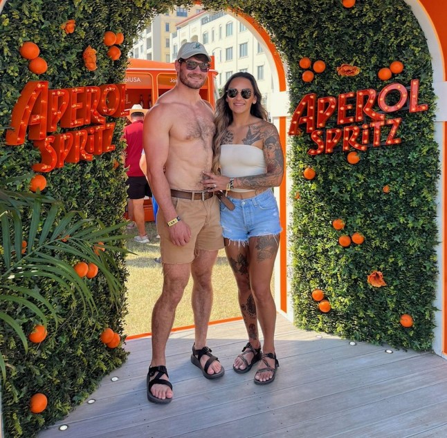 PIC FROM Kennedy News and Media (PICTURED: ISABEL COLES, 32, WITH HUSBAND, CHRISTOPHER COLES, 28) A bride was devastated when her new hubby killed himself the DAY AFTER their 'perfect' honeymoon - before sending her flowers from beyond the grave. Isabel Coles married her husband Christopher Coles in September 2024 after meeting on a dating app a year and a half before and were 'insanely happy'. The newlyweds chose to go to a beach-front music festival at the iconic Asbury Park in New Jersey, US, for their honeymoon as music was a big part of their relationship. DISCLAIMER: While Kennedy News and Media uses its best endeavours to establish the copyright and authenticity of all pictures supplied, it accepts no liability for any damage, loss or legal action caused by the use of images supplied and the publication of images is solely at your discretion. SEE KENNEDY NEWS COPY - 0161 697 4266