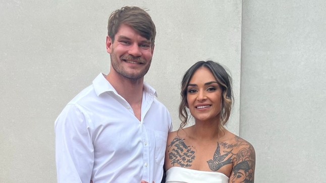 PIC FROM Kennedy News and Media (PICTURED: ISABEL COLES, 32, WITH HUSBAND, CHRISTOPHER COLES, 28) A bride was devastated when her new hubby killed himself the DAY AFTER their 'perfect' honeymoon - before sending her flowers from beyond the grave. Isabel Coles married her husband Christopher Coles in September 2024 after meeting on a dating app a year and a half before and were 'insanely happy'. The newlyweds chose to go to a beach-front music festival at the iconic Asbury Park in New Jersey, US, for their honeymoon as music was a big part of their relationship. DISCLAIMER: While Kennedy News and Media uses its best endeavours to establish the copyright and authenticity of all pictures supplied, it accepts no liability for any damage, loss or legal action caused by the use of images supplied and the publication of images is solely at your discretion. SEE KENNEDY NEWS COPY - 0161 697 4266