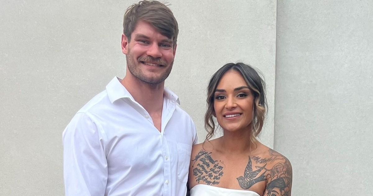 Bride's pain after husband killed himself then sent flowers from beyond grave | News US