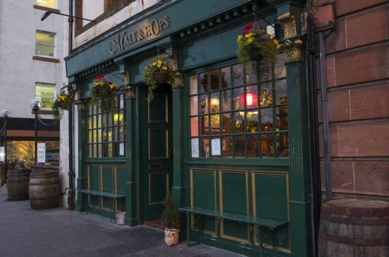 The Malt and Hops on The Shore in Leith Image via Visit Scotland