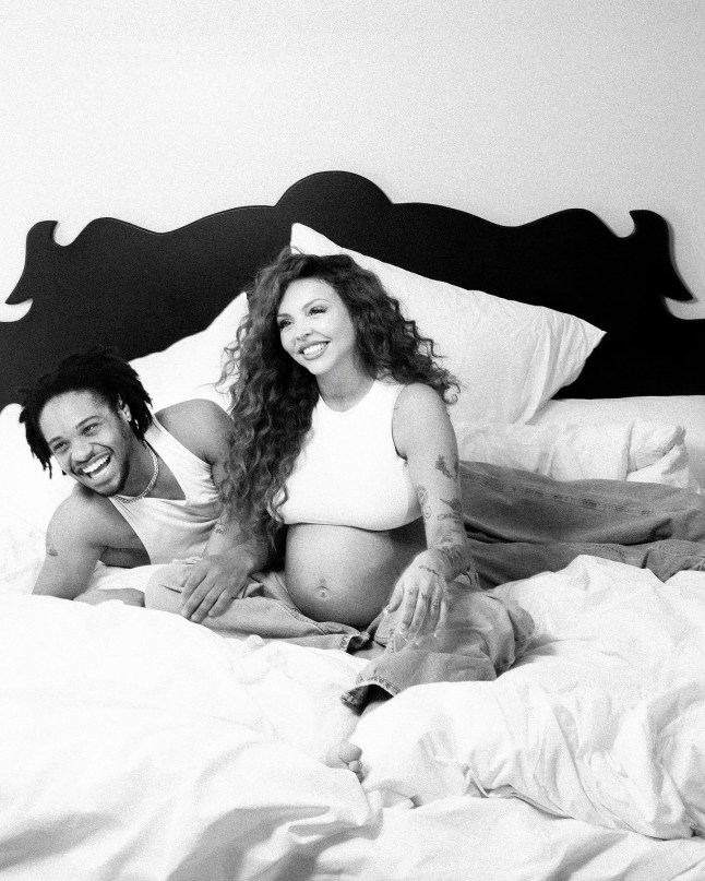 Jesy Nelson baby bump photoshoot
