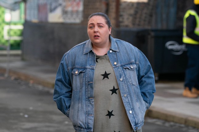 Bernie looks worried in EastEnders