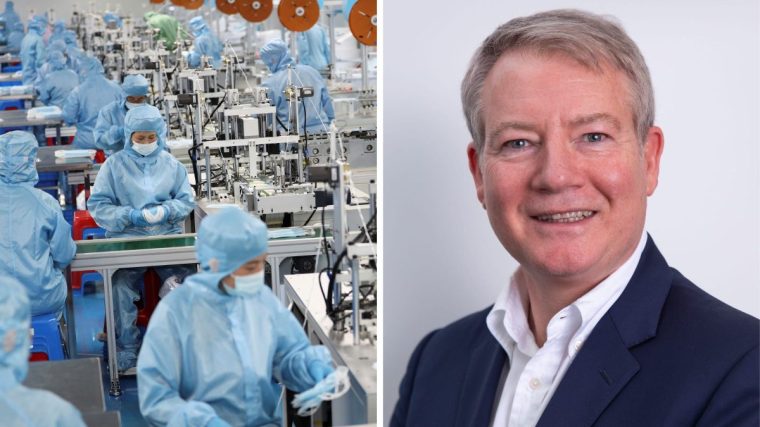 Dr Darren Mann led efforts to source PPE during the pandemic, when supplies from China were disrupted (Photos: Getty Images / Achilles)