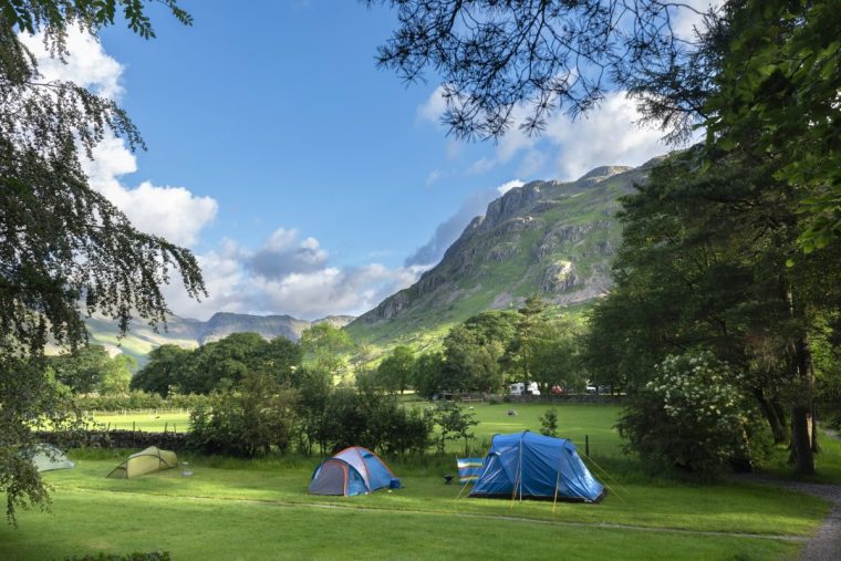 Great Langdale Campsite has magnificent views (Photo: National Trust/Paul Harris)
